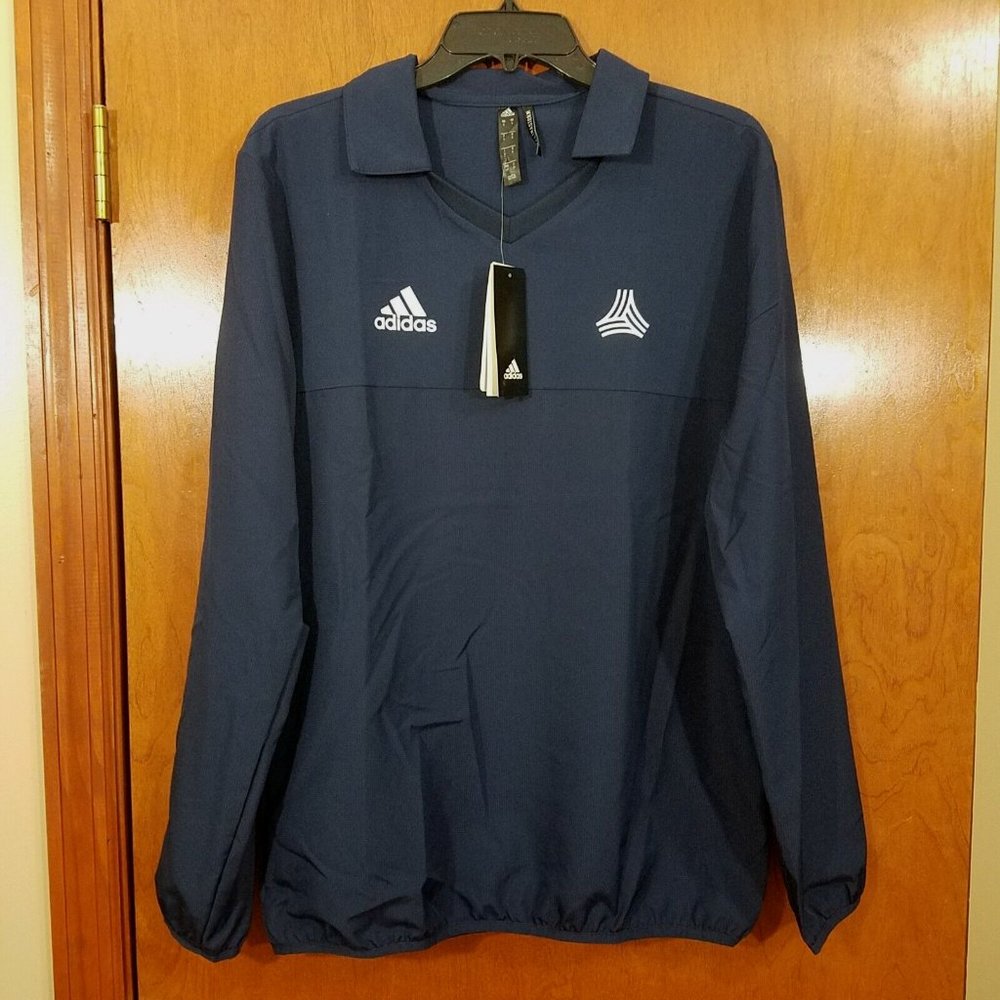 Adidas Tango Woven Soccer Training Top Mens Size Small - Navy DP2716
